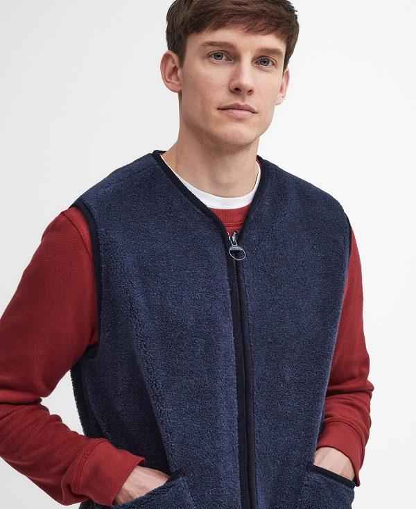 Barbour Liddesdale Fleece Vest Mørkeblå | BABO88728