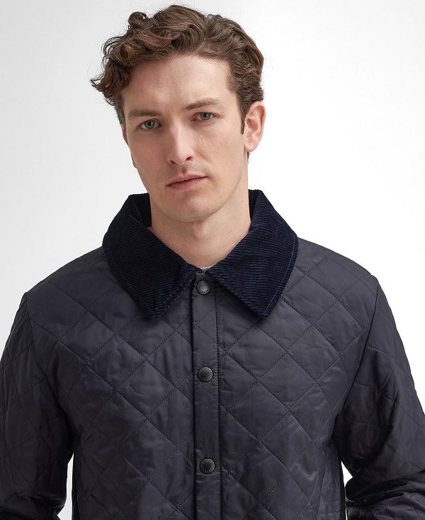 Barbour Liddesdale® Quilted Jacket Mørkeblå | BABO87309