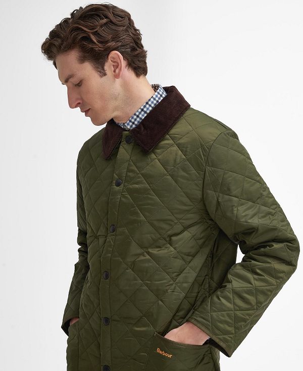 Barbour Liddesdale® Quilted Jacket Olivengrøn | BABO87297