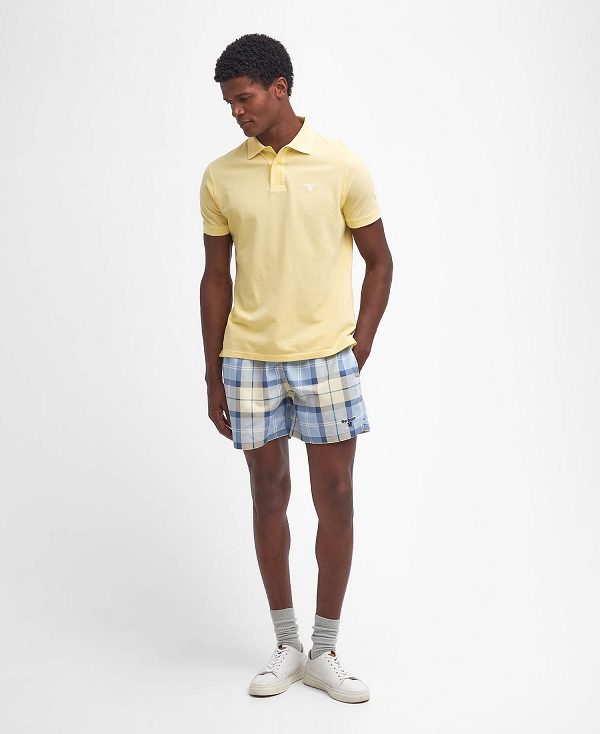 Barbour Lightweight Sports Polo Shirt Citron | BABO88105