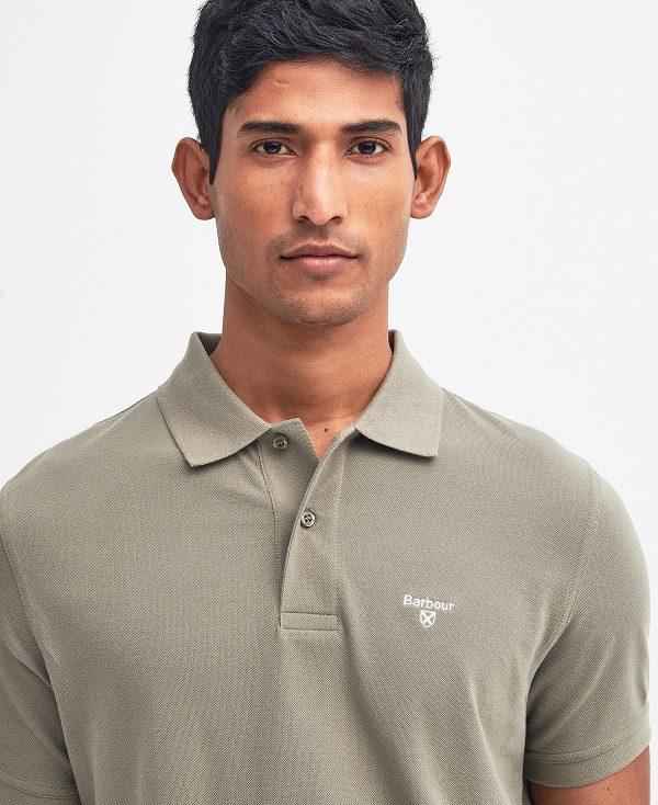 Barbour Lightweight Sports Polo Shirt Grøn | BABO88096