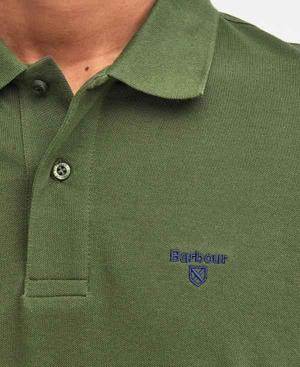 Barbour Lightweight Sports Polo Shirt Grøn | BABO88097