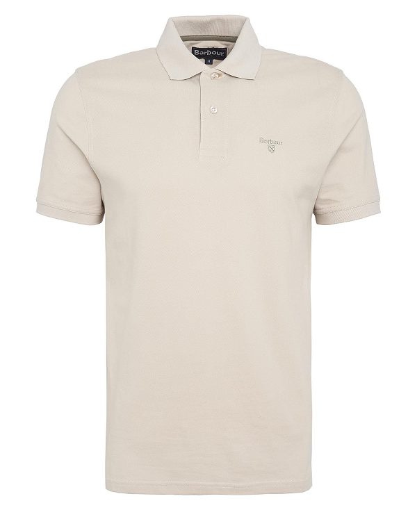 Barbour Lightweight Sports Polo Shirt Hvide | BABO88103