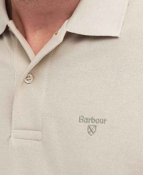 Barbour Lightweight Sports Polo Shirt Hvide | BABO88103