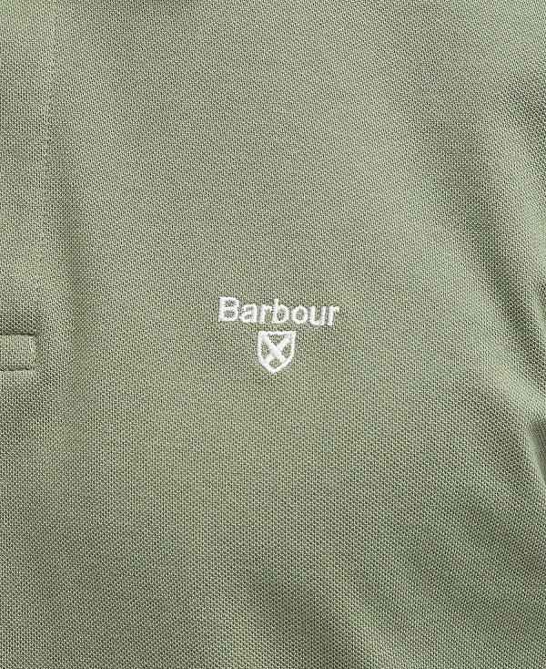 Barbour Lightweight Sports Polo Shirt Olivengrøn | BABO88108