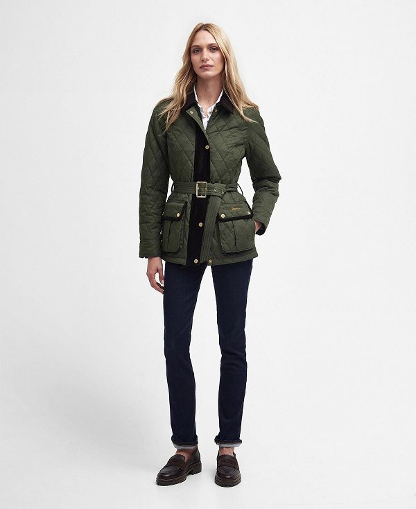 Barbour Lily Quilted Jacket Lysebrune | BABO89296