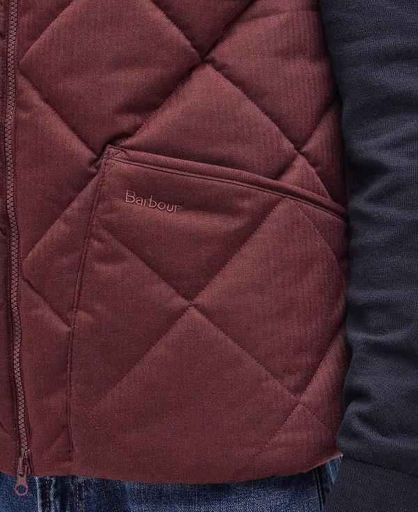 Barbour Lindale Gilet Rød | BABO87534