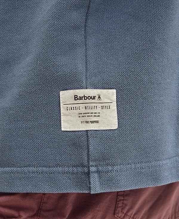 Barbour Liverton Half-zip Sweatshirt Blå | BABO88461