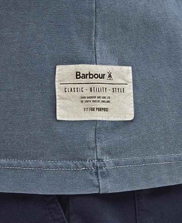 Barbour Liverton T-shirt Blå | BABO88357