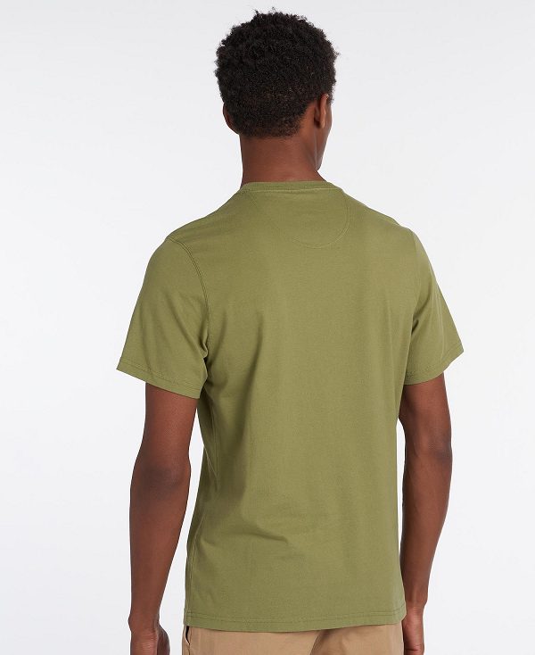 Barbour Logo T-shirt Grøn | BABO88262