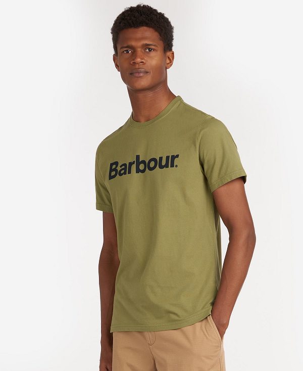 Barbour Logo T-shirt Grøn | BABO88262