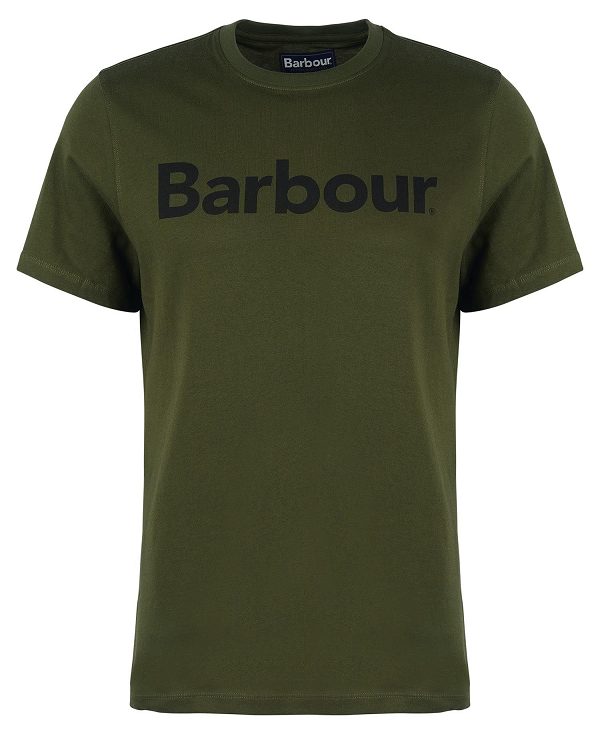 Barbour Logo T-shirt Olivengrøn | BABO88388