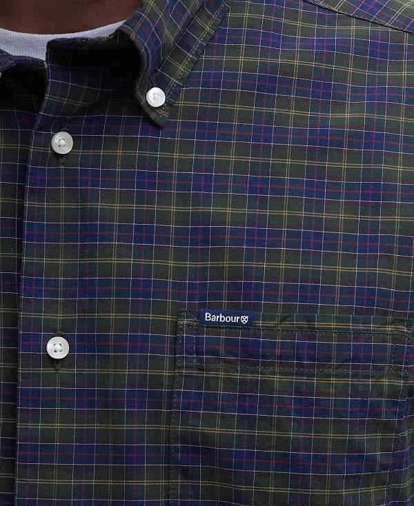 Barbour Lomond Tailored Fit Shirt Mørkeblå | BABO87853