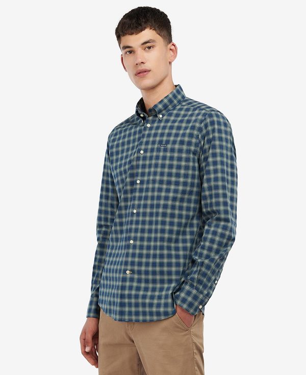 Barbour Lomond Tailored Long-sleeved Shirt Brune | BABO87626