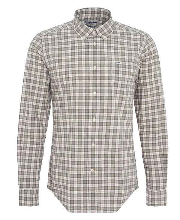 Barbour Lomond Tailored Long-sleeved Shirt Olivengrøn | BABO87750