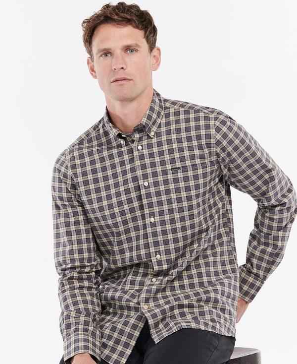 Barbour Lomond Tailored Shirt Grå | BABO87617