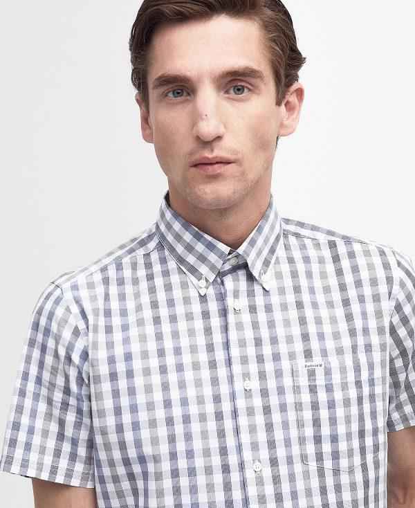 Barbour Longstone Tailored Short-sleeved Shirt Olivengrøn | BABO87739