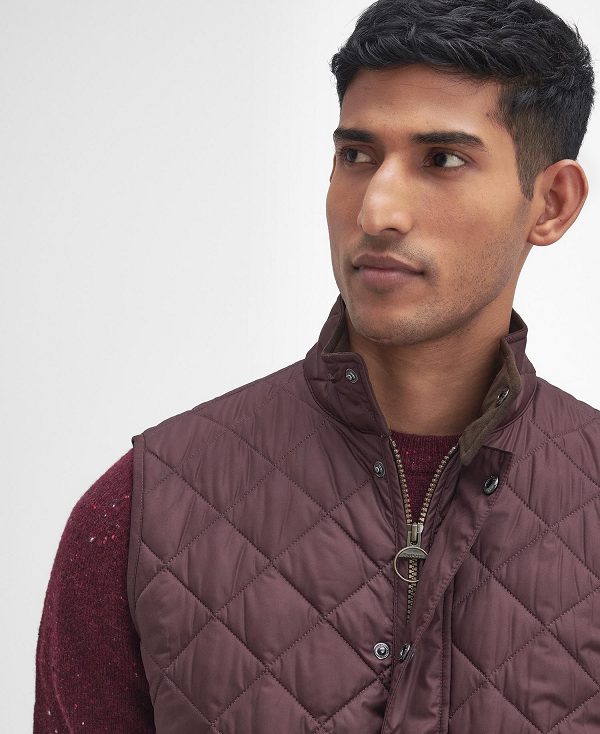 Barbour Lowerdale Gilet Bordeaux | BABO87580