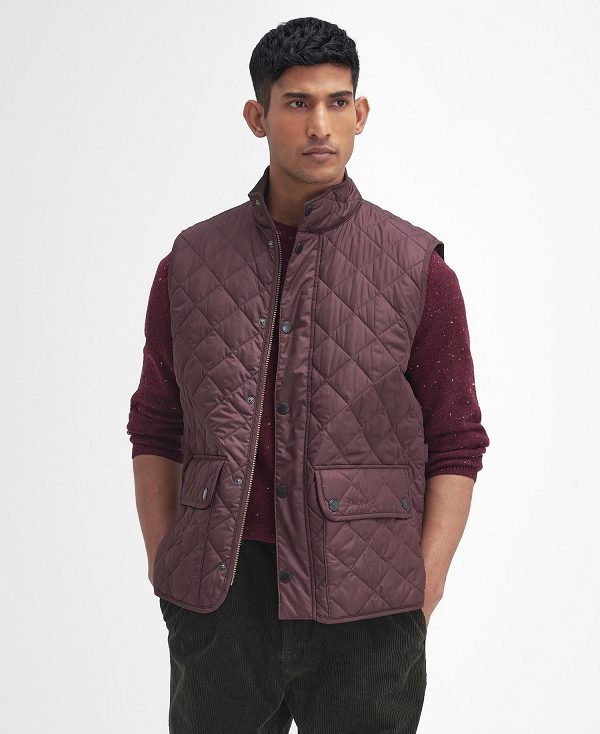 Barbour Lowerdale Gilet Bordeaux | BABO87580