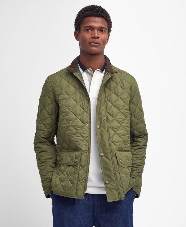 Barbour Lowerdale Quilted Jacket Olivengrøn | BABO87336