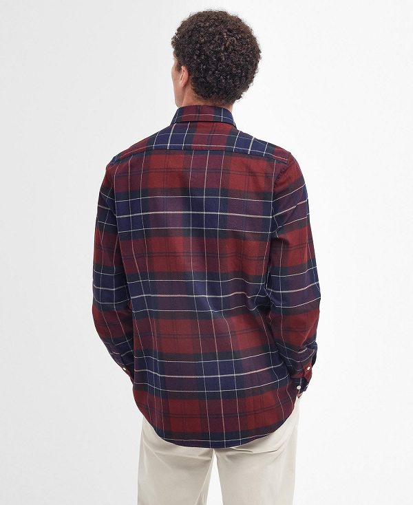 Barbour Lutsleigh Shirt Bordeaux | BABO87831