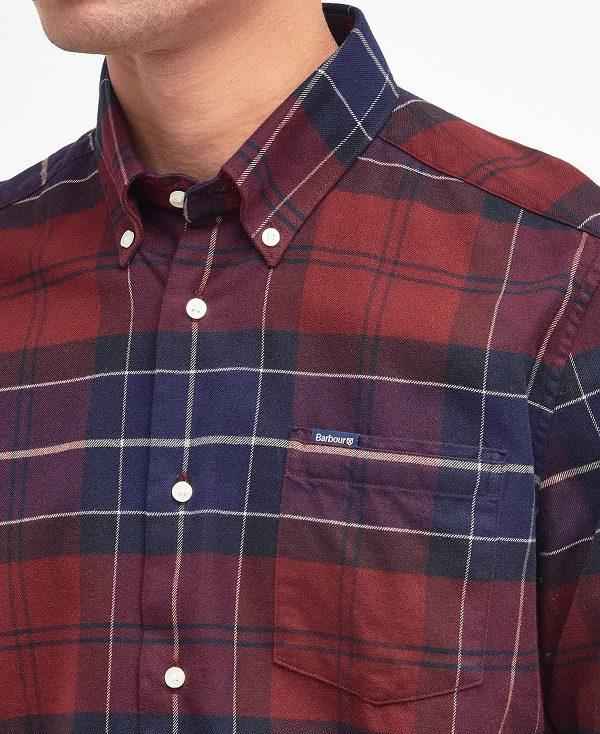 Barbour Lutsleigh Shirt Bordeaux | BABO87831