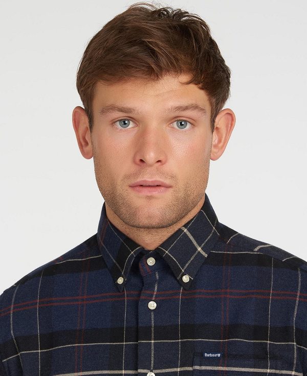 Barbour Lutsleigh Shirt Mørkeblå | BABO87832