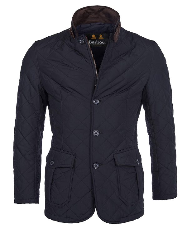 Barbour Lutz Quilted Jacket Mørkeblå | BABO87355