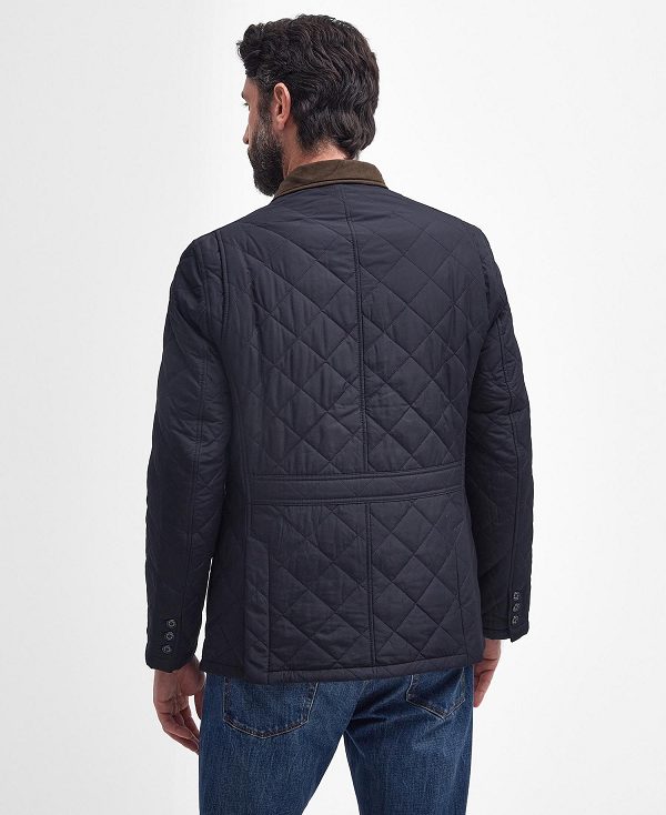 Barbour Lutz Quilted Jacket Mørkeblå | BABO87355