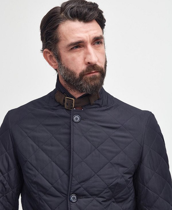 Barbour Lutz Quilted Jacket Mørkeblå | BABO87355