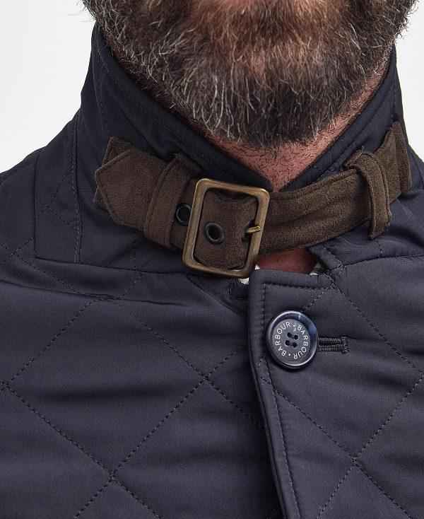 Barbour Lutz Quilted Jacket Mørkeblå | BABO87355