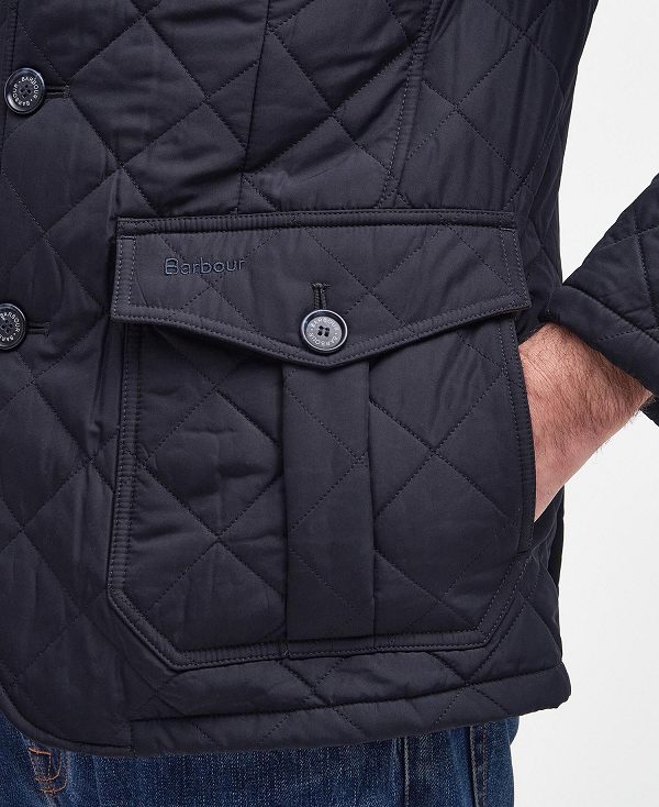 Barbour Lutz Quilted Jacket Mørkeblå | BABO87355