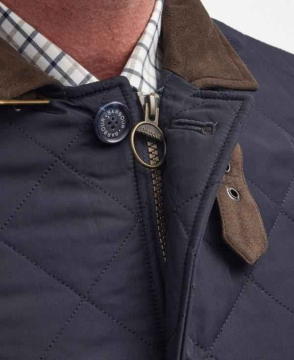 Barbour Lutz Quilted Jacket Mørkeblå | BABO87355