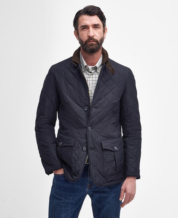 Barbour Lutz Quilted Jacket Mørkeblå | BABO87355