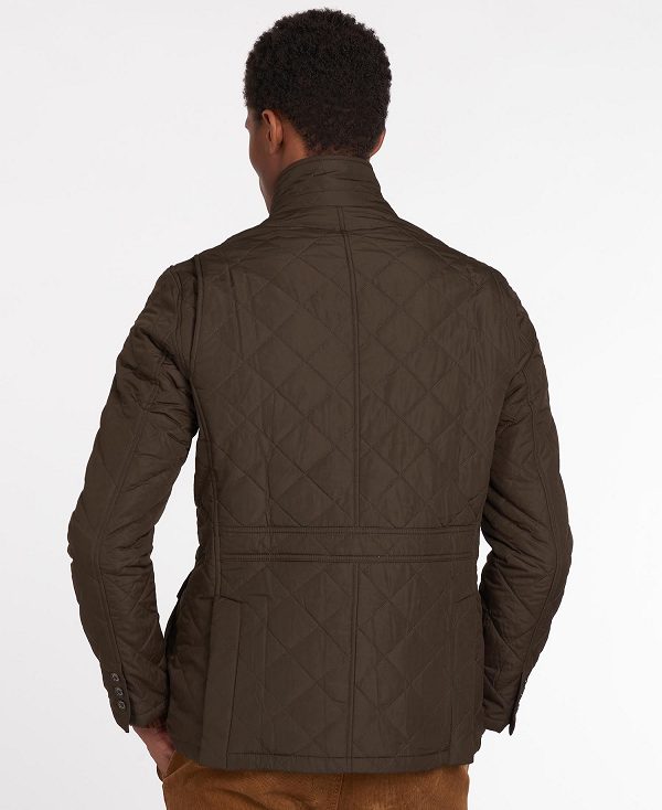 Barbour Lutz Quilted Jacket Olivengrøn | BABO87354