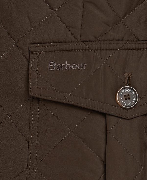 Barbour Lutz Quilted Jacket Olivengrøn | BABO87354