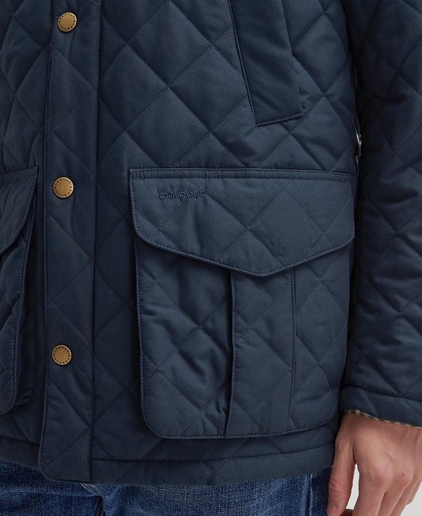 Barbour Lydford Quilted Jacket Mørkeblå | BABO87362