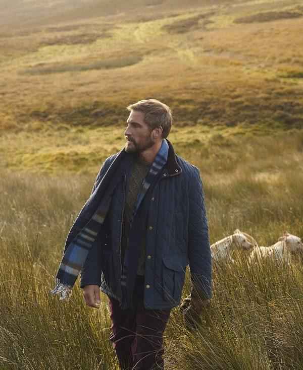 Barbour Lydford Quilted Jacket Mørkeblå | BABO87362