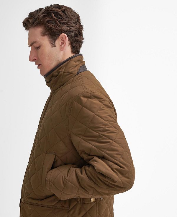 Barbour Lydford Tattersall Quilted Jacket Mørkebrune | BABO87363