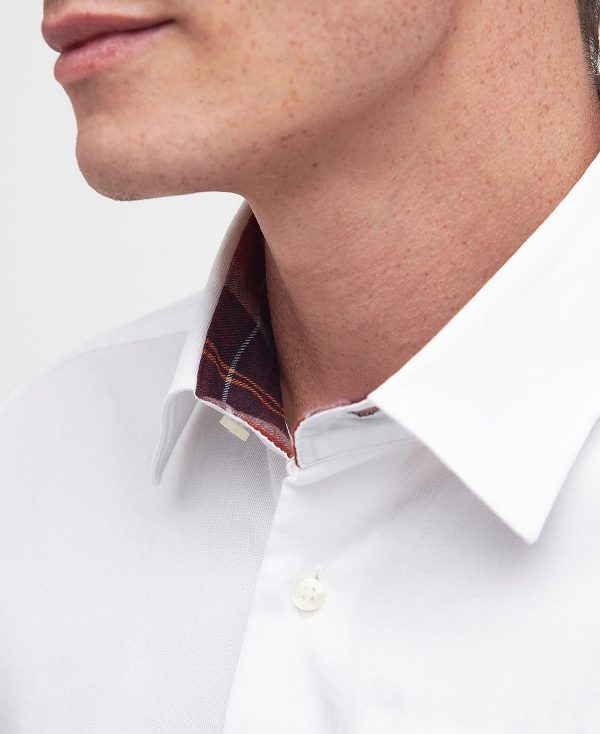 Barbour Lyle Tailored Shirt Hvide | BABO87677