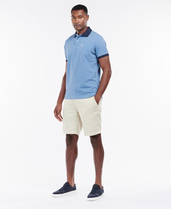 Barbour Lynton Polo Shirt Blå | BABO88018