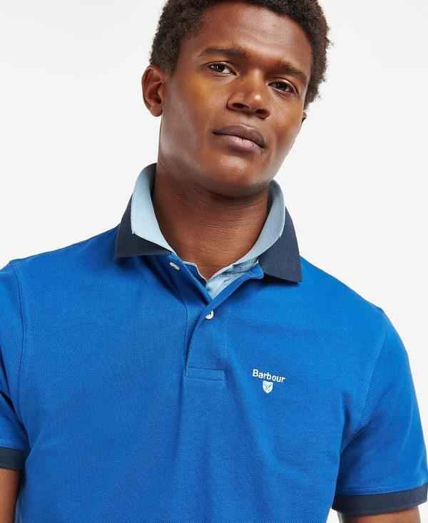 Barbour Lynton Polo Shirt Blå | BABO88026