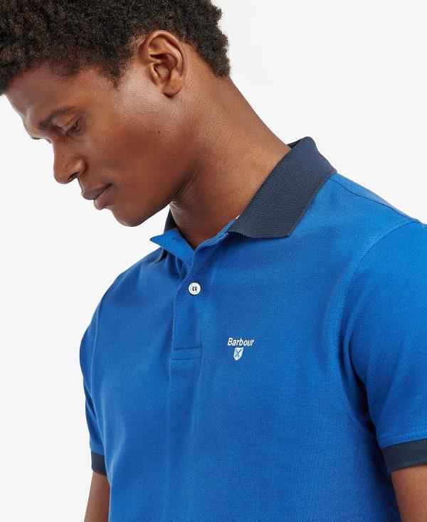 Barbour Lynton Polo Shirt Blå | BABO88026