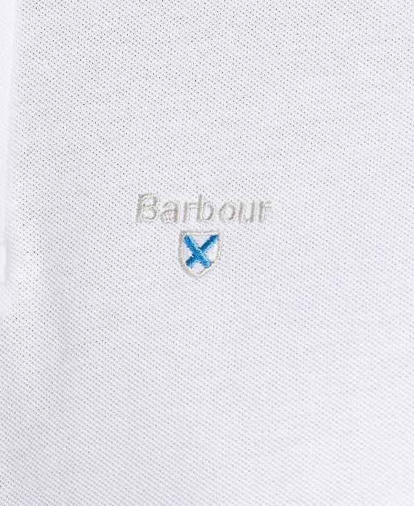 Barbour Lynton Polo Shirt Hvide | BABO88019