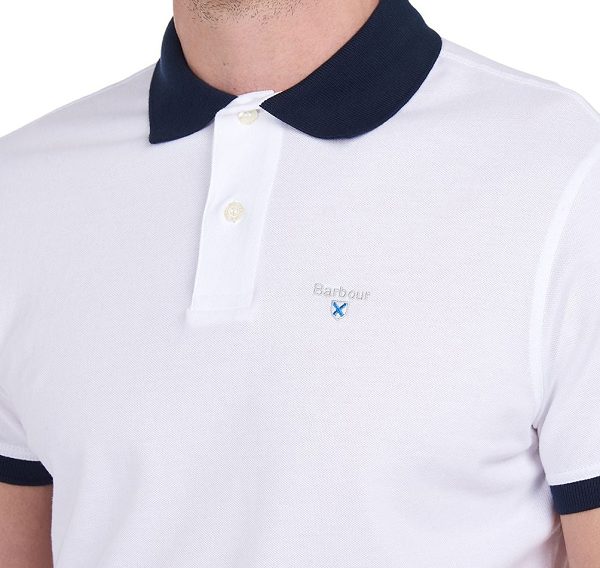 Barbour Lynton Polo Shirt Hvide | BABO88019