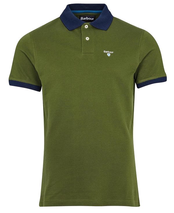 Barbour Lynton Polo Shirt Mintgrønne | BABO88043