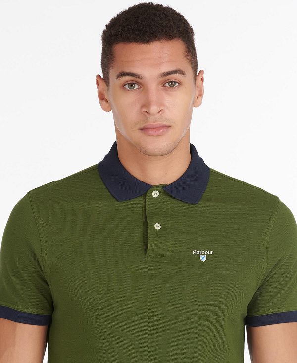 Barbour Lynton Polo Shirt Mintgrønne | BABO88043