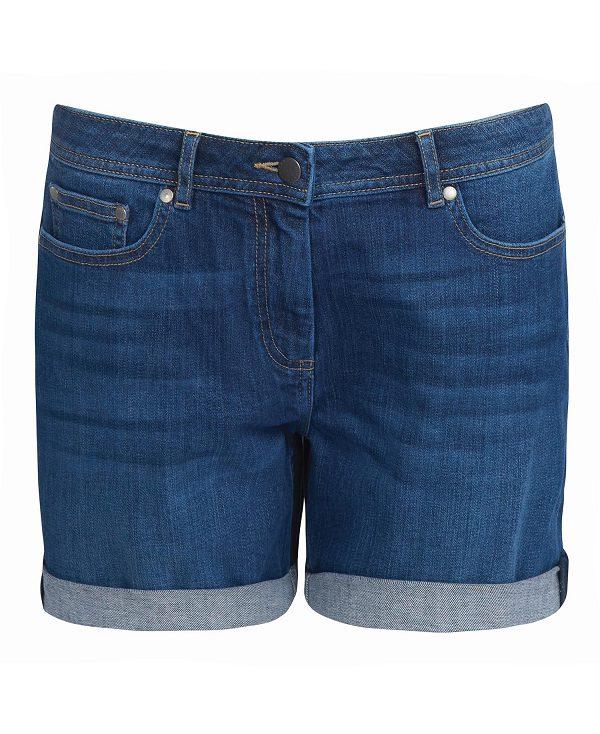 Barbour Maddison Denim Shorts Dyb Blå | BABO89829