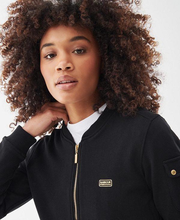 Barbour Magna Zip-through Sweatshirt Sort | BABO89785