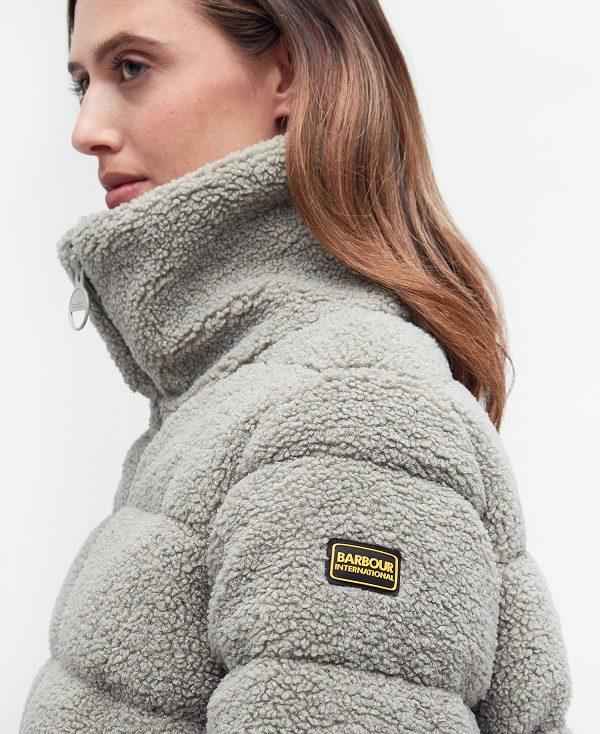 Barbour Maguire Fleece Quilted Jacket Grå | BABO89268